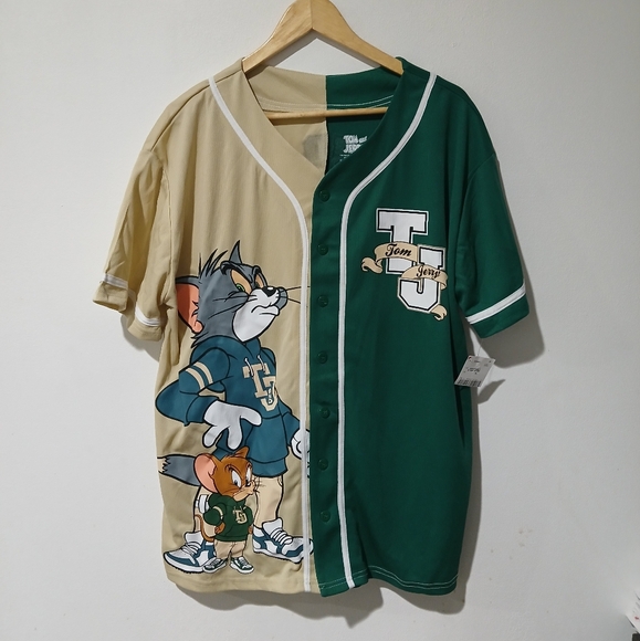 Tom and Jerry Men's Set Jersey & Shorts Size: XL (NEW) - Picture 2 of 12
